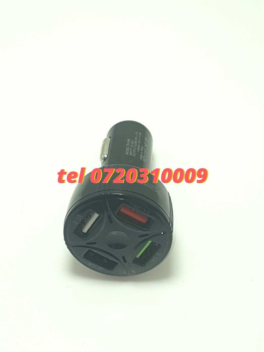 Superfastcharge Incarcator Auto Cu Patru Porturi Usb Partycharge
