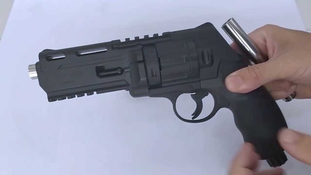 Pistol - LEGAL 25 Jouli - Cu Bile Cauciuc 50MM - FULL METAL Airsoft