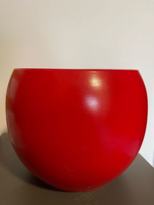 Ghiveci mare ceramic rosu pentru plante interiorP