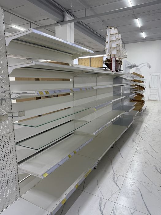 Продам стеллаж пристенный бу острвной