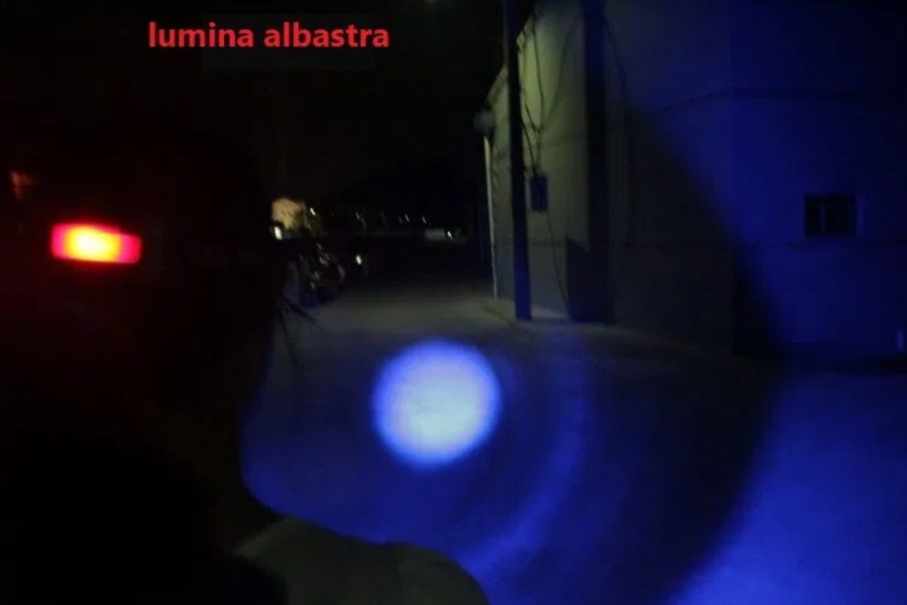 Lanterna de cap dublu led puternica,etansa cu rezistenta la apa IPX-6