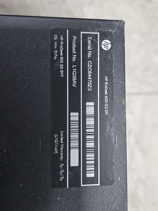 Desktop Hp Prodesk 600 G2 SFF I3 I5 sau I7 8 giga ram