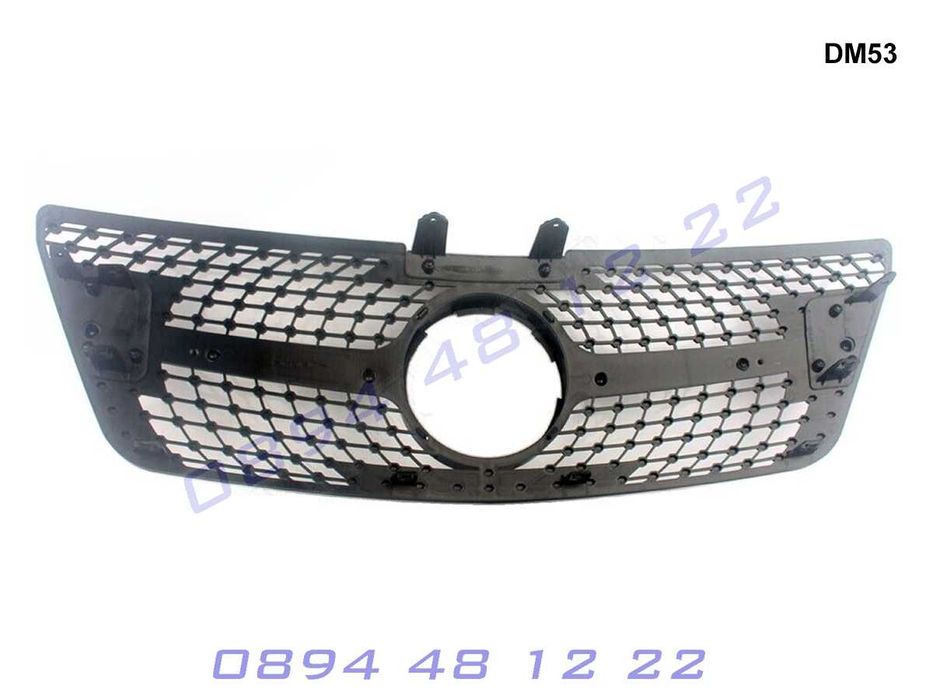 Предна Решетка Диамант Mercedes ML ГТ W164 Мерцедес МЛ В164 09-12 AMG