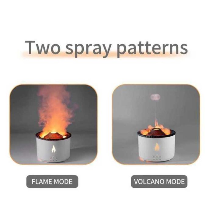 REUP Овлажнител за въздух Дифузор Етерично масло от пламък 12W 300ML