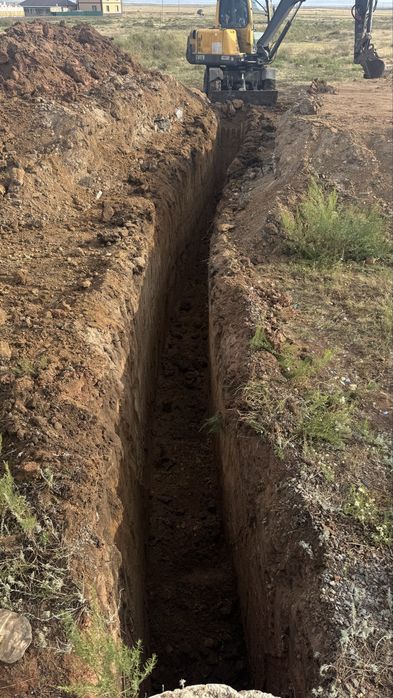 Услуги экскаватора , экскаватор колесный