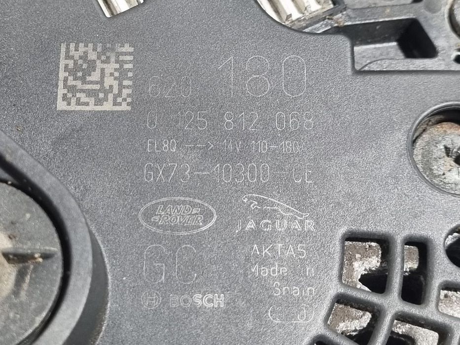 Alternator Land Rover Range Rover Evoque Facelift 2.0 D 2012 - 2016 150CP 1999CC td4 ...