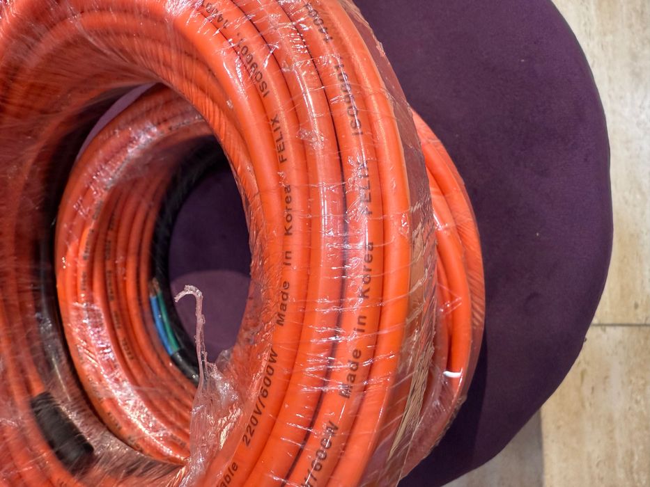 Теплый пол кабельный под кафель