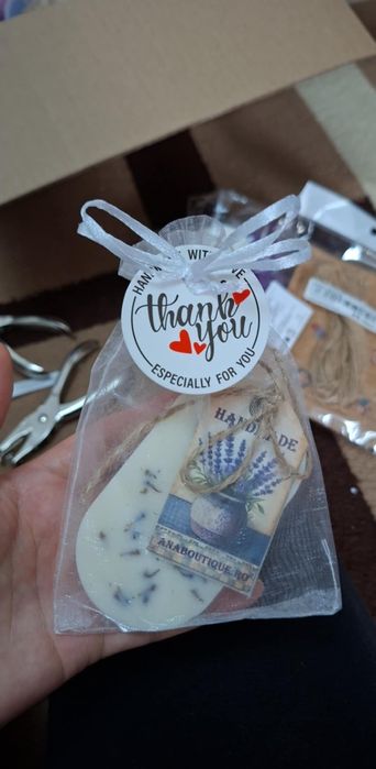 Odorizante de dulap din ceară naturală din soia parfumată-lavandă