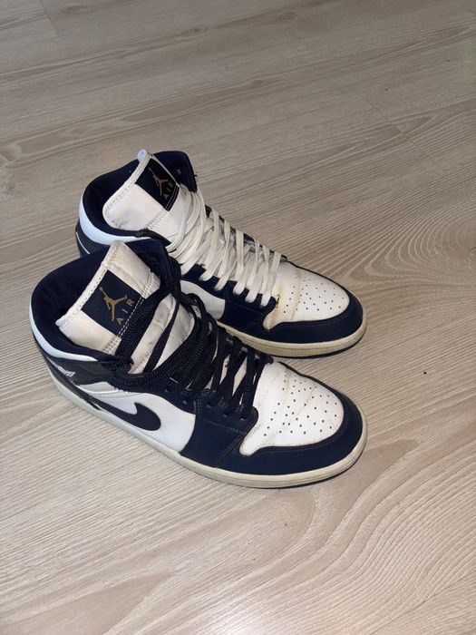 Pantofi jordan 1 high navy blue originali