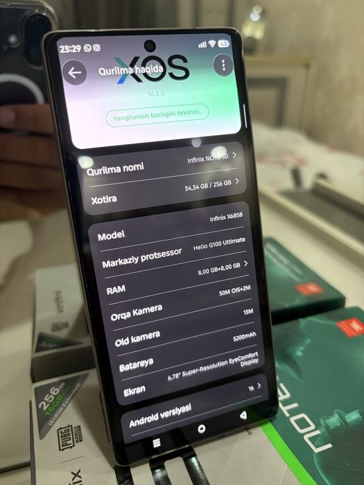 Infinix note 50    256/gb
