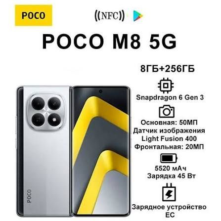 POCO M8 5G обмен айфон