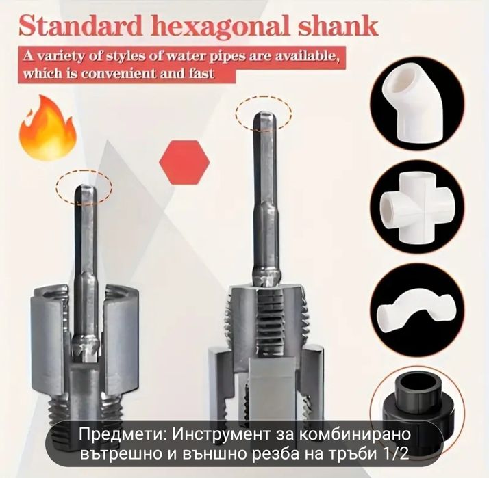 Многофункционален Метален Инструмент за 1/2 и 3/4