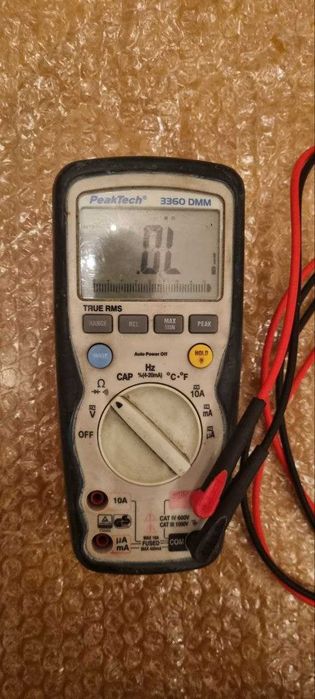 Multimetru Peatech 3360DM (fluke probes and leads)