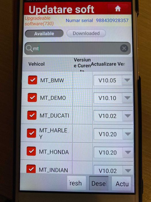 Kit Tester auto+moto Launch Easydiag PRO4s +Tableta Android 10 inch