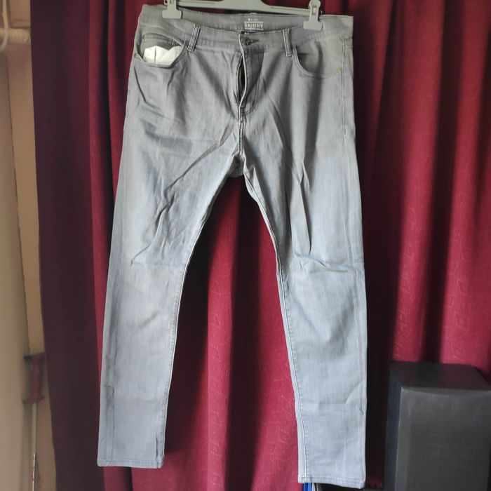 Мъжки дънки панталони regular skinny fit размер L XL XXL