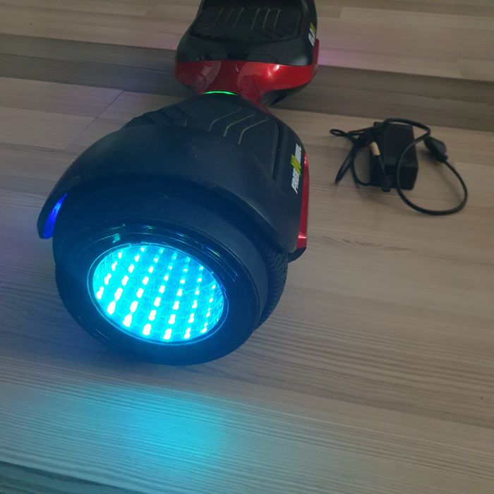 Hoverboard FreeWheel Glow Profesional Roti MARI corp din DUR ALUMINIU