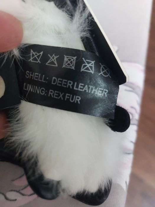 Кожаные женские перчатки