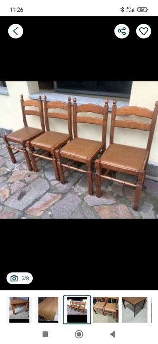 Masa de bucatarie cu 4 scaune