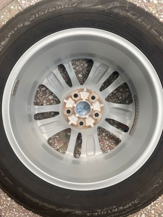 Jante originale AUDI VW SKODA 215 65 17 anvelope noi senzori presiune