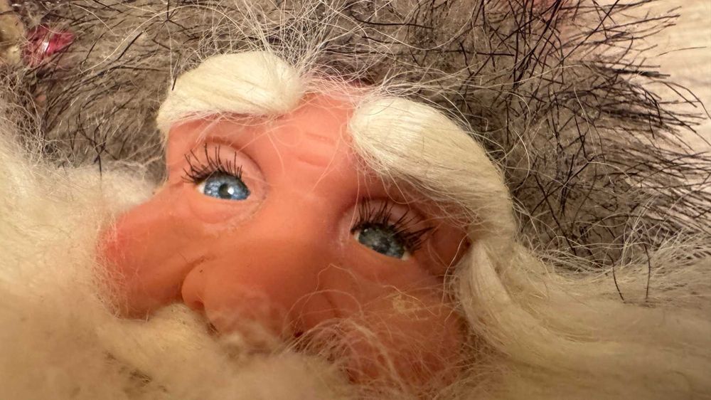 Винтидж Дядо Коледа с мигли:) Норвегия.