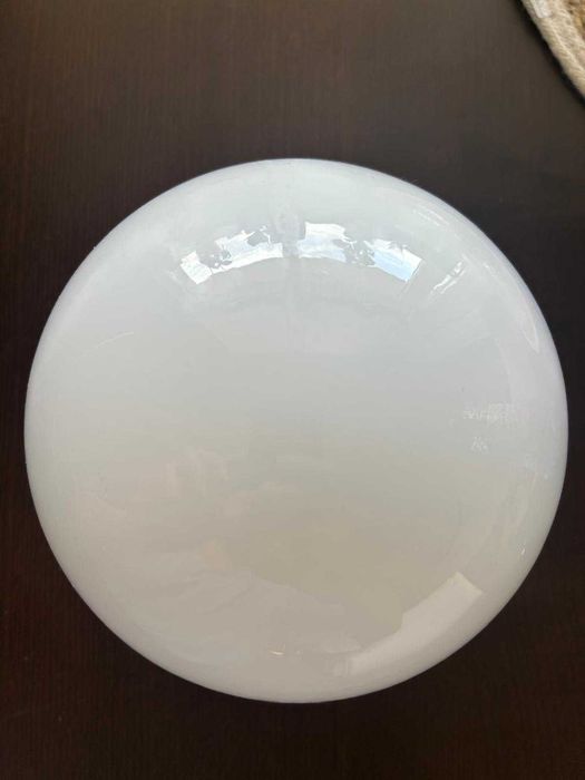 Plafoniera, bila, sticlă Ø 18 cm