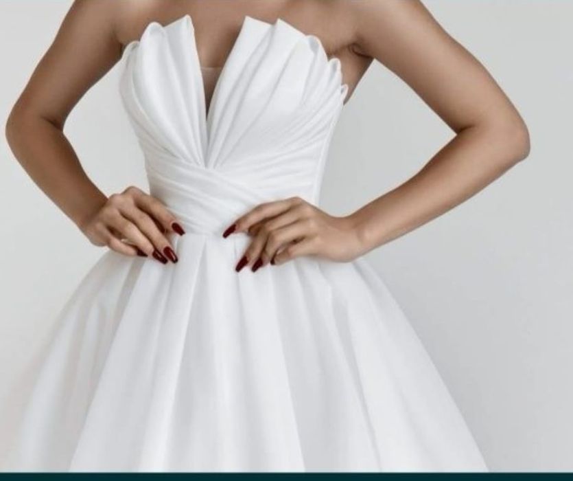 Rochie de mireasa din organza Lorrys