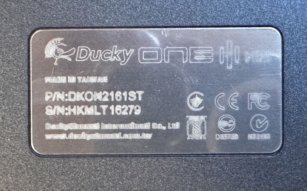 Клавиатура Ducky One 3 Mini Daybreak Cherry MX Clear