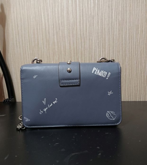 Сумка "PINKO" синего цвета