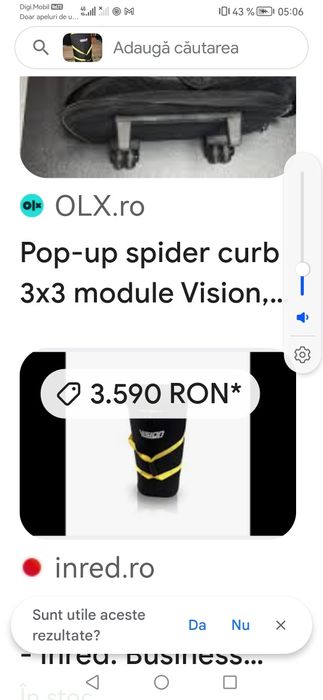 Troler mare  Vision  cu rotile impecabila folosita o singura data