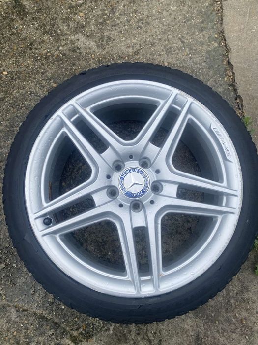 Джанти АМГ с гумите за Мерцедес W204