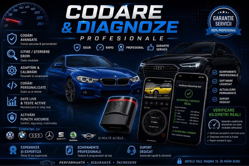 Diagnoze Verificare kilometri !  Obdeleven ,Bimmer Code ,Bimmer Link