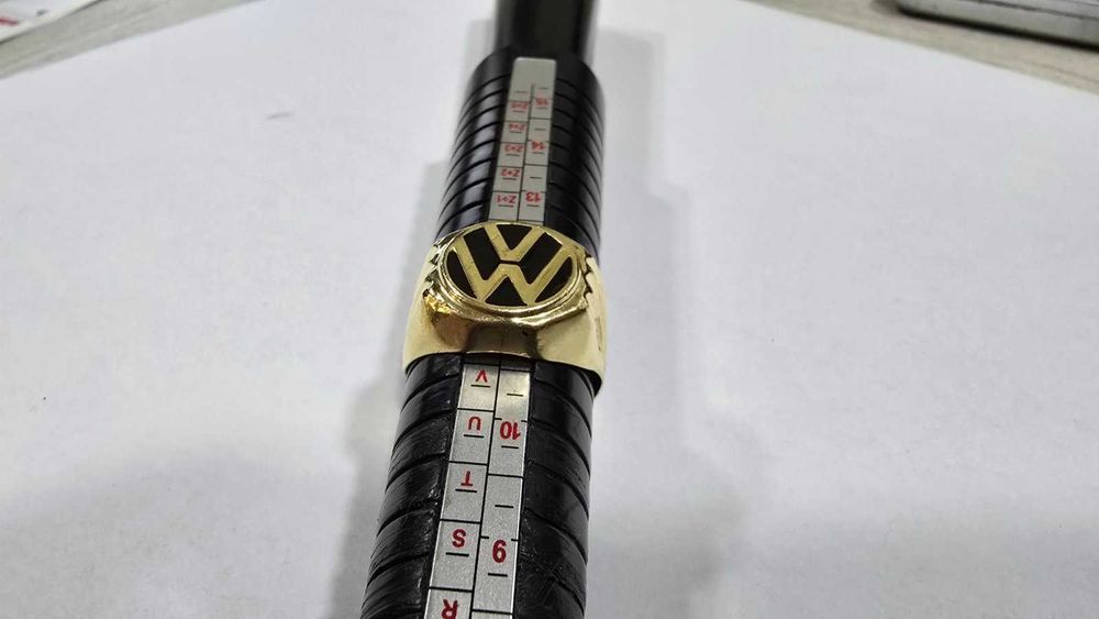Златен мъжки пръстен 14 карата Volkswagen