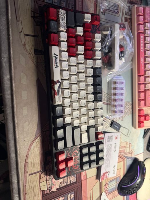 клавиатура A4Tech Bloody WS87 (Naraka: Bladepoint Edition).
