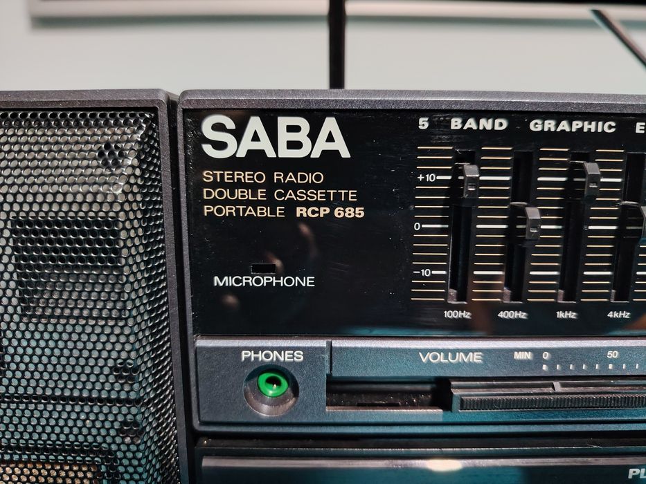 SABA RCP 685  Stereo radio casetofon dublu portabil