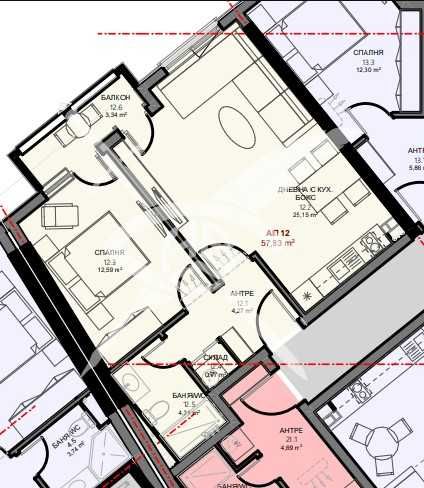 Двустаен апартамент в Поморие 786-23512