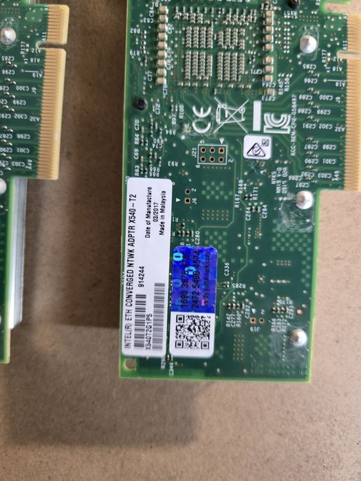 Мрежова сърварна карта Intel Ethernet server adapter X540-T2 И I350 - T4 V2
