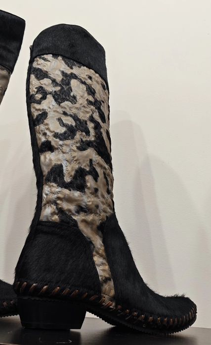 Ботуши от естествена кожа Италиански ръчно изработени