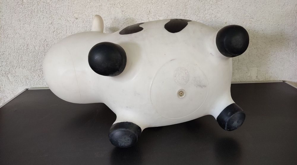 jucarie vacuta  gonflabila balon vaca copii baieti fete 4 5 6 ani