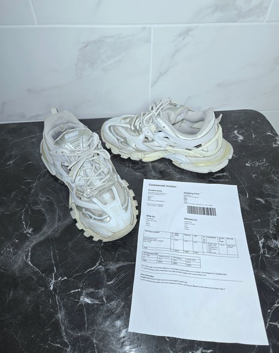 Balenciaga track 2 cream