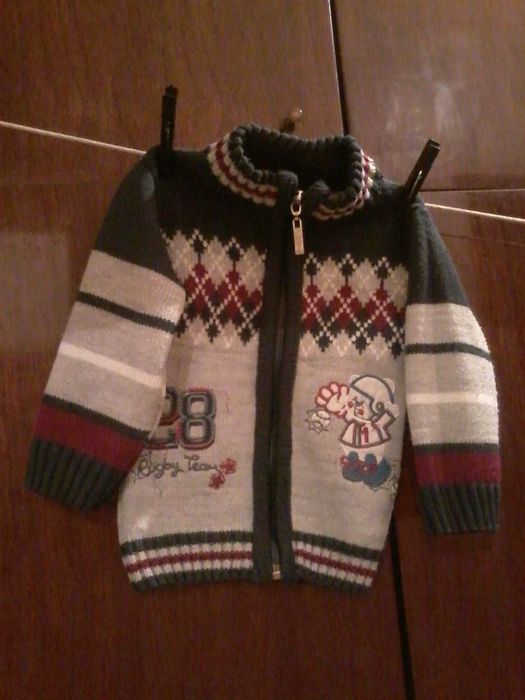Теплые костюмчики, кофточки для мальчика 1, 2 ,3 года