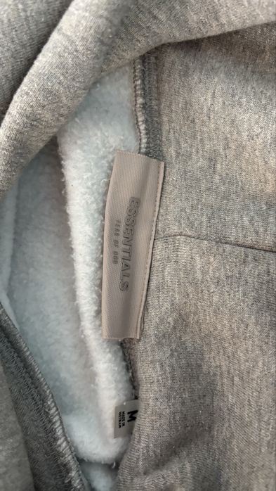 Essentials dark oatmeal hoodie