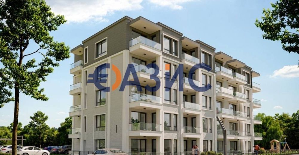 Апартамент с 1 спалня в нова сграда в строеж, Равда, България, 59.04