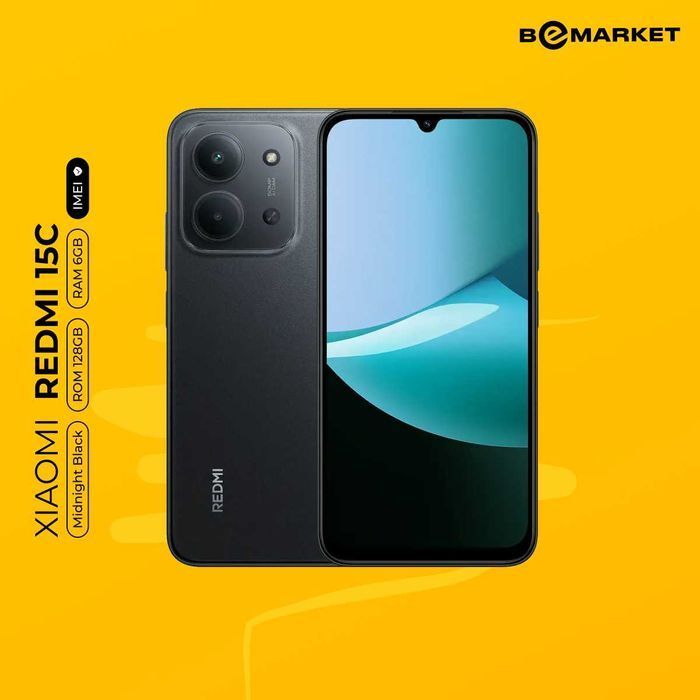 Xiaomi Redmi 15C 6/128 GB Midnight Black