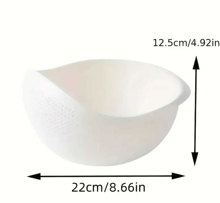 Купа с цедка за измиване на ориз, леща, киноа и плодове