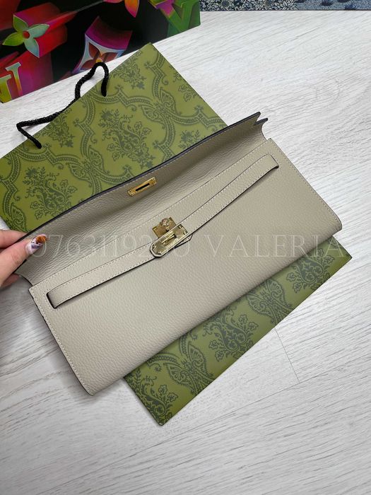 Geanta tip plic - Piele de vaca Texturata culoare deschisa