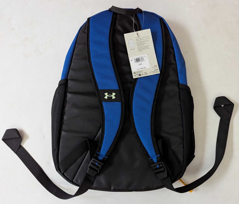 Under Armour Storm Hustle водоустойчива синя раница от Сащ