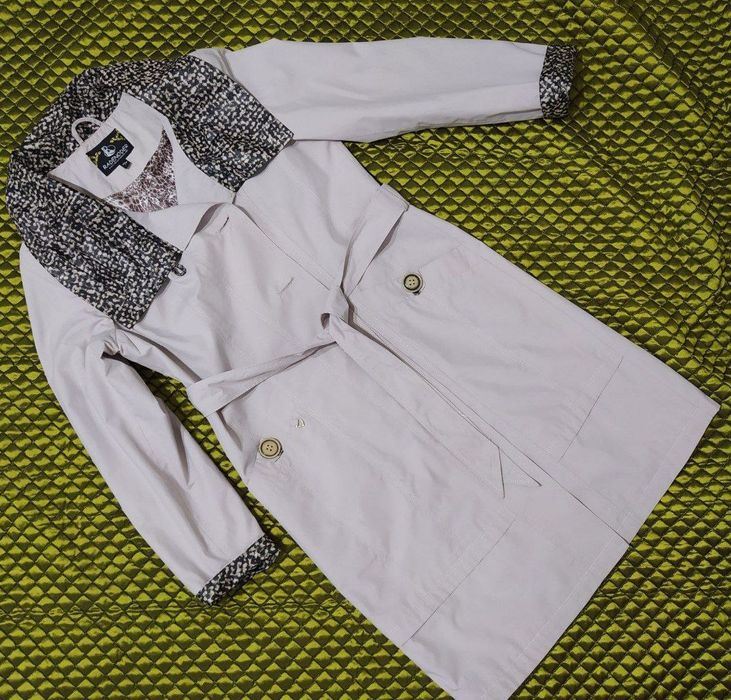 Плащ кожаный женский