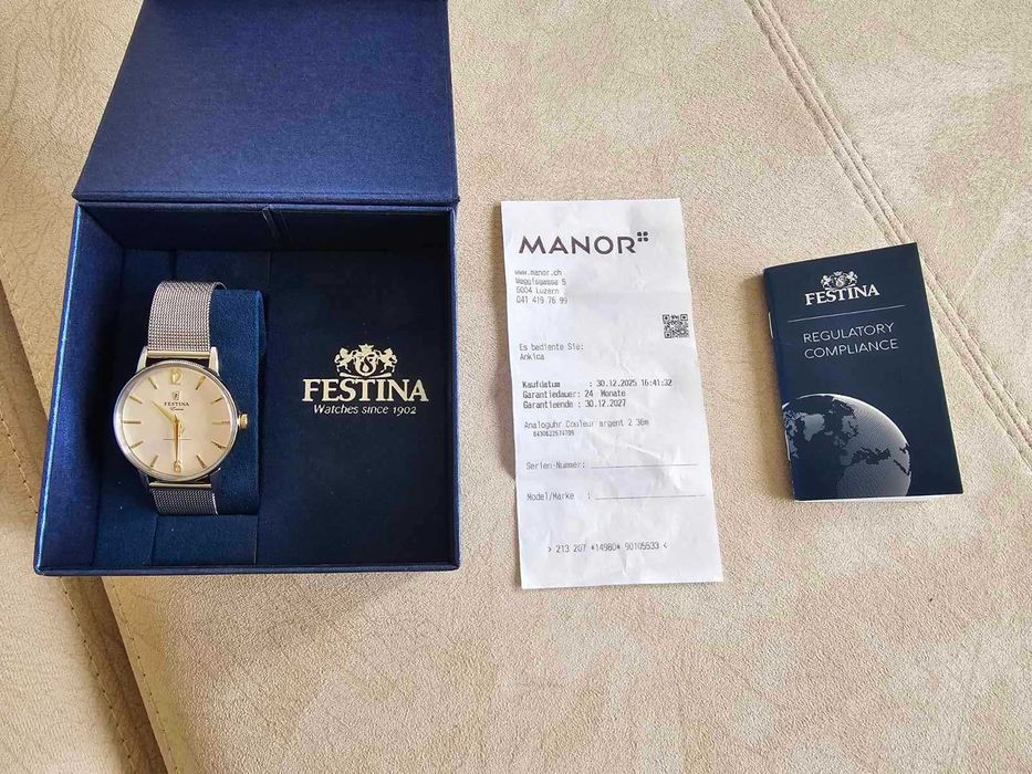 Мъжки часовник Festina F20252, Сребрист