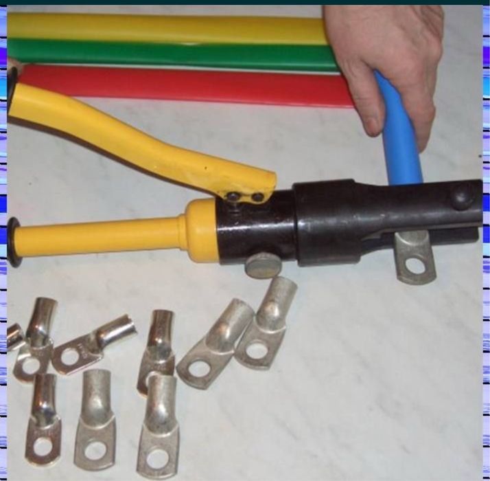 Пресс ручной гидравлический опрессовочный наконечник обжим кабел