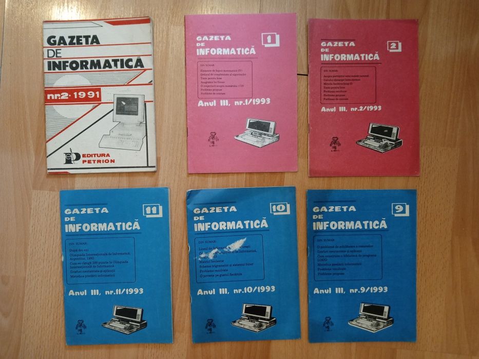 Revista Gazeta de Informatică - 14 numere